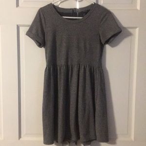 Gray mini dress